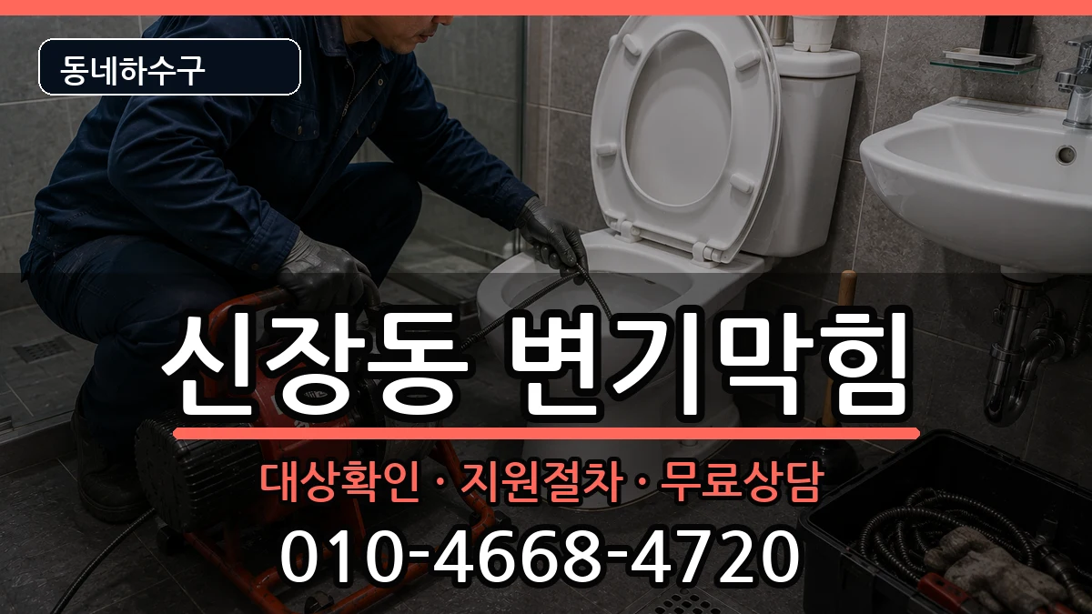 경기평택시신장동 변기막힘 증상 처리 안내 이미지 3
