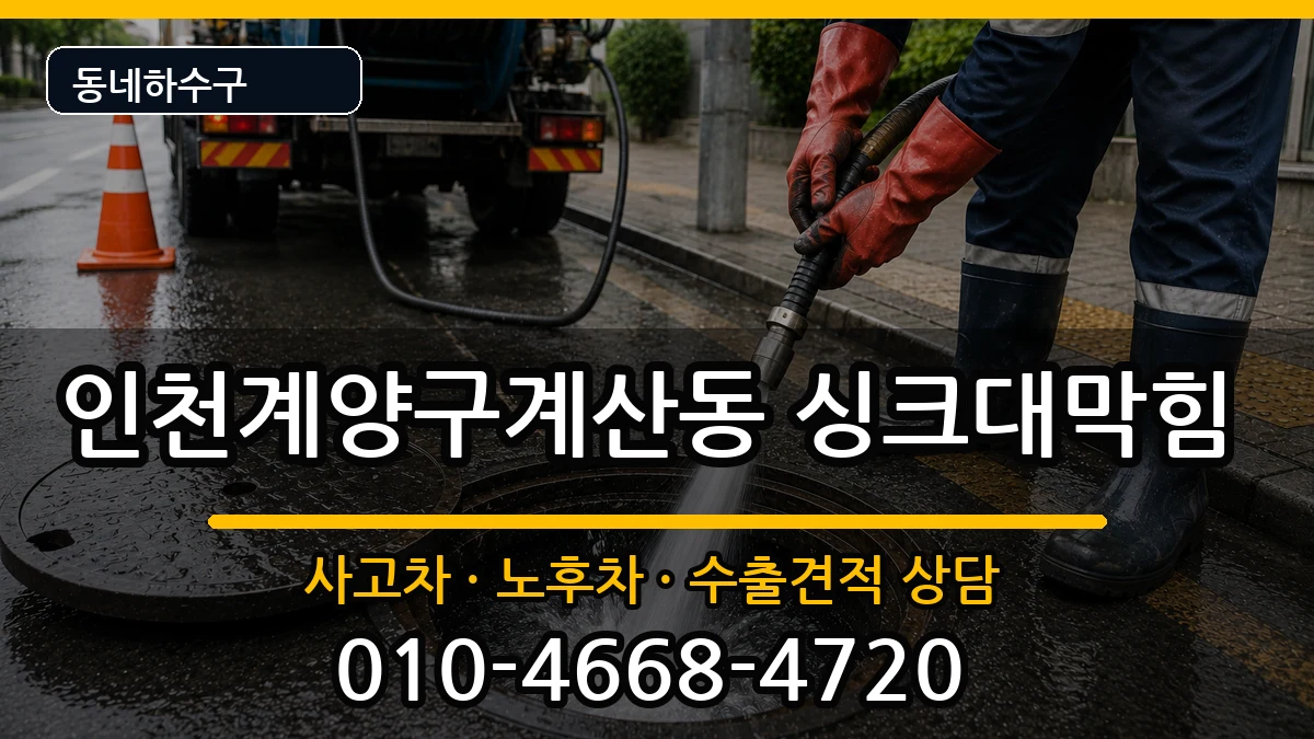 인천계양구계산동 싱크대막힘 인천계양구계산동 싱크대막힘 증상 처리 안내 이미지 3
