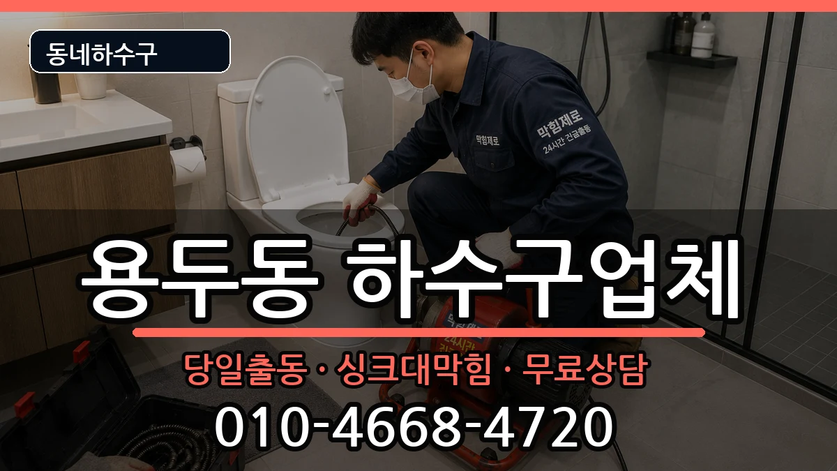 경기고양시덕양구용두동 하수구막힘 증상 처리 안내 이미지 2