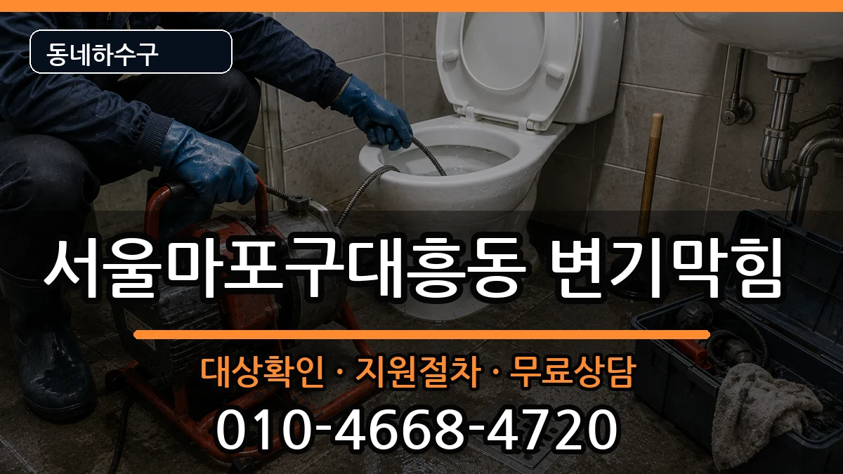 서울마포구대흥동 변기막힘 서울마포구대흥동 변기막힘 증상 처리 안내 이미지 2