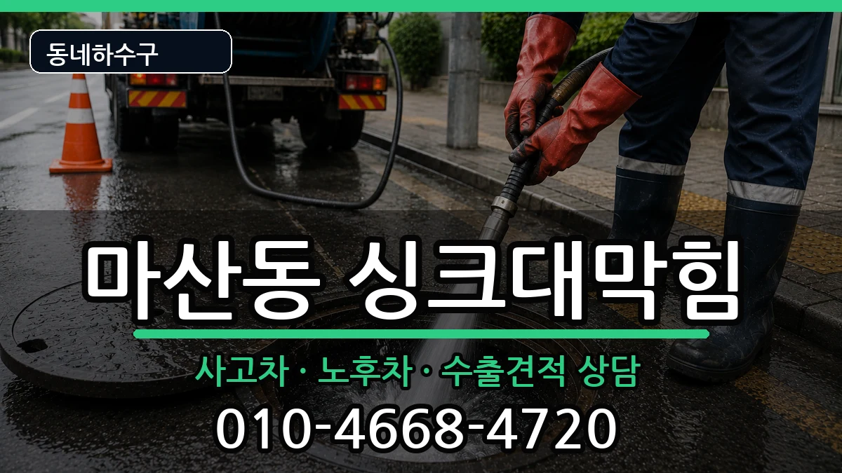 경기김포시마산동 싱크대막힘 경기김포시마산동 싱크대막힘 증상 처리 안내 이미지 1