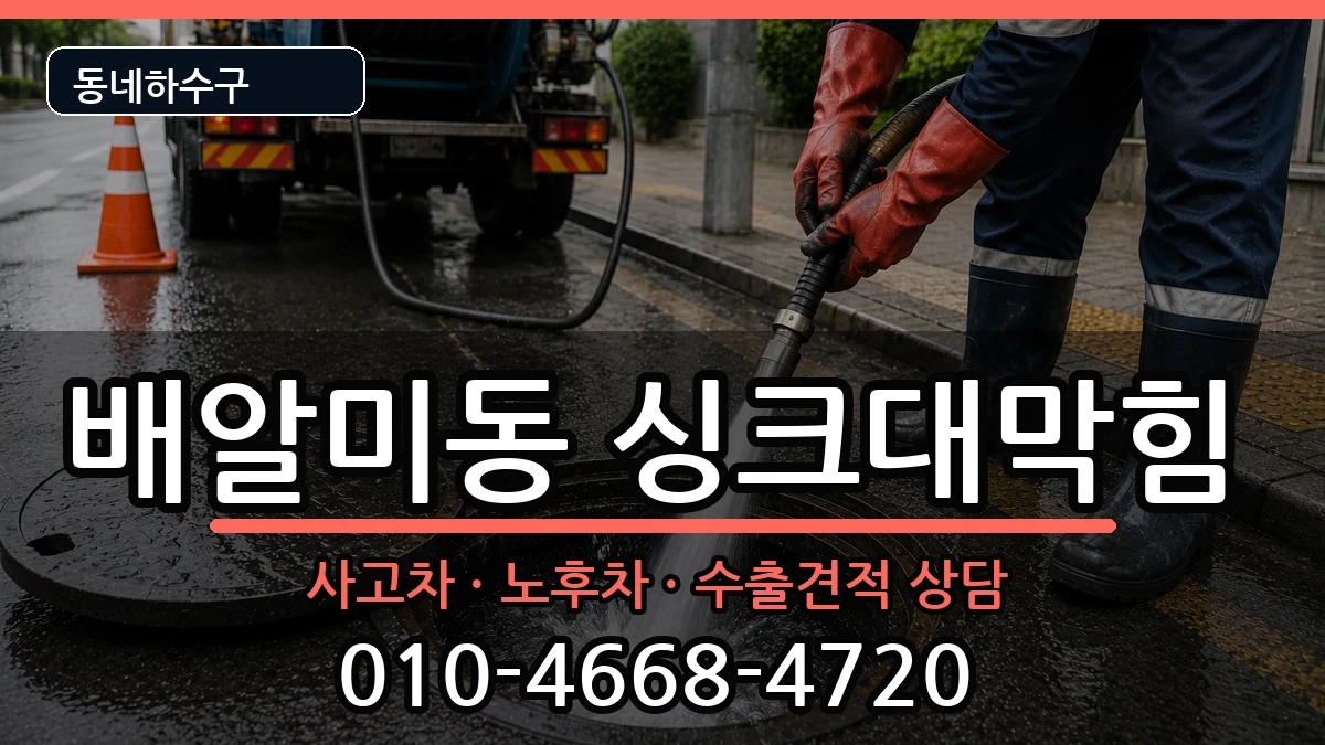 경기하남시배알미동 싱크대막힘 경기하남시배알미동 싱크대막힘 증상 처리 안내 이미지 3