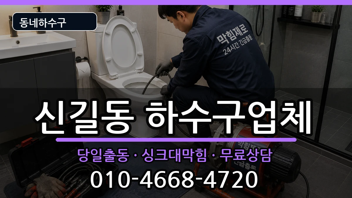 경기안산시단원구신길동 하수구막힘 경기안산시단원구신길동 하수구막힘 증상 처리 안내 이미지 3