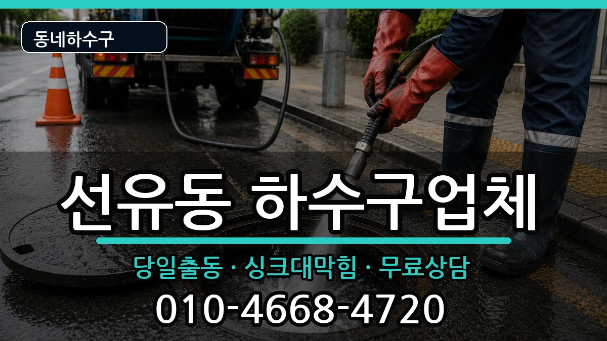 경기고양시덕양구선유동 하수구막힘 증상 처리 안내 이미지 2