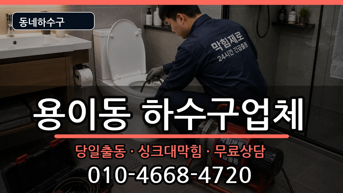 경기평택시용이동  하수구막힘 절차형