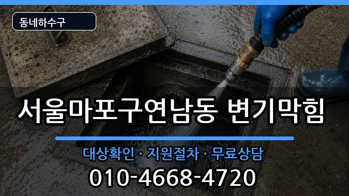 서울마포구연남동 변기막힘 서울마포구연남동 변기막힘 증상 처리 안내 이미지 3