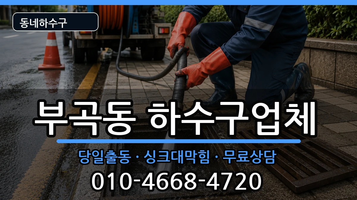 경기안산시상록구부곡동 하수구막힘 경기안산시상록구부곡동 하수구막힘 증상 처리 안내 이미지 2