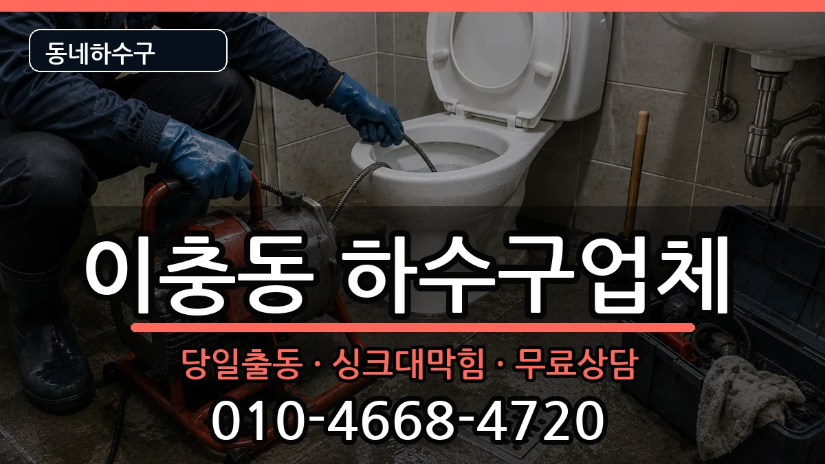 경기평택시이충동 하수구막힘 경기평택시이충동 하수구막힘 증상 처리 안내 이미지 2