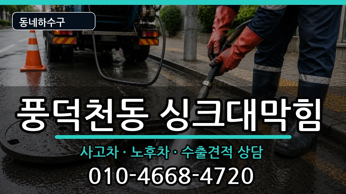 경기용인시수지구풍덕천동 싱크대막힘 경기용인시수지구풍덕천동 싱크대막힘 증상 처리 안내 이미지 2