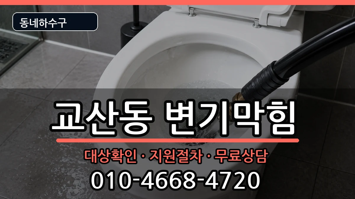 경기하남시교산동 변기막힘 경기하남시교산동 변기막힘 증상 처리 안내 이미지 3