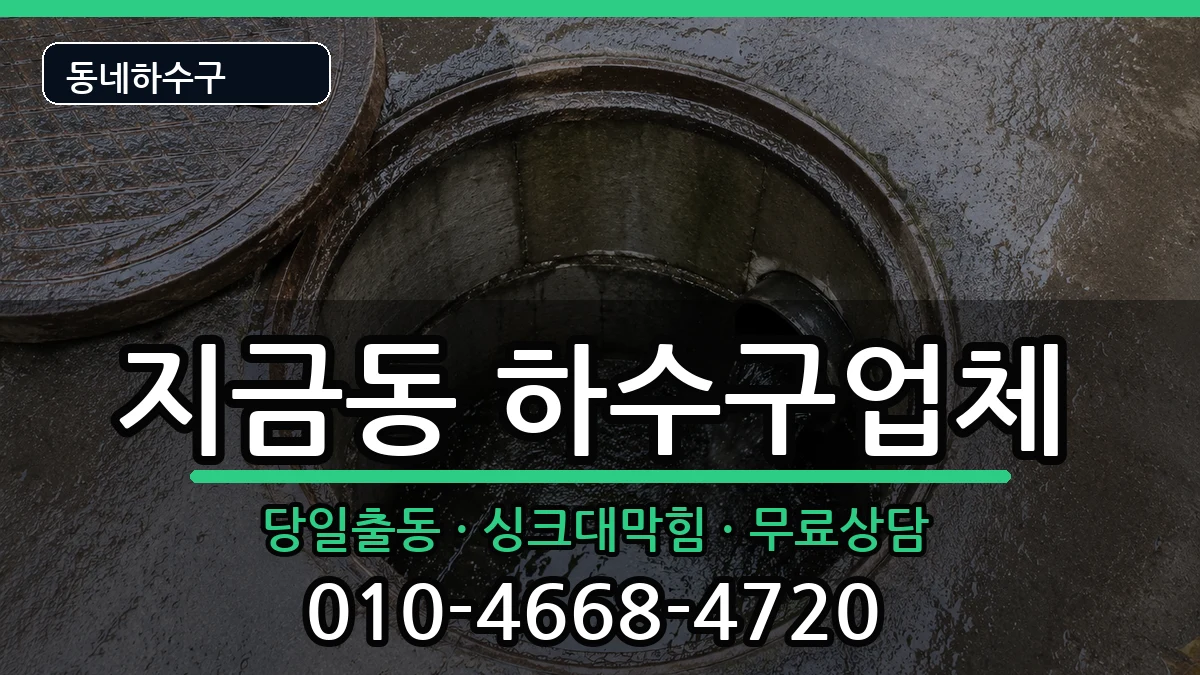 경기남양주시지금동 하수구막힘 경기남양주시지금동 하수구막힘 증상 처리 안내 이미지 3