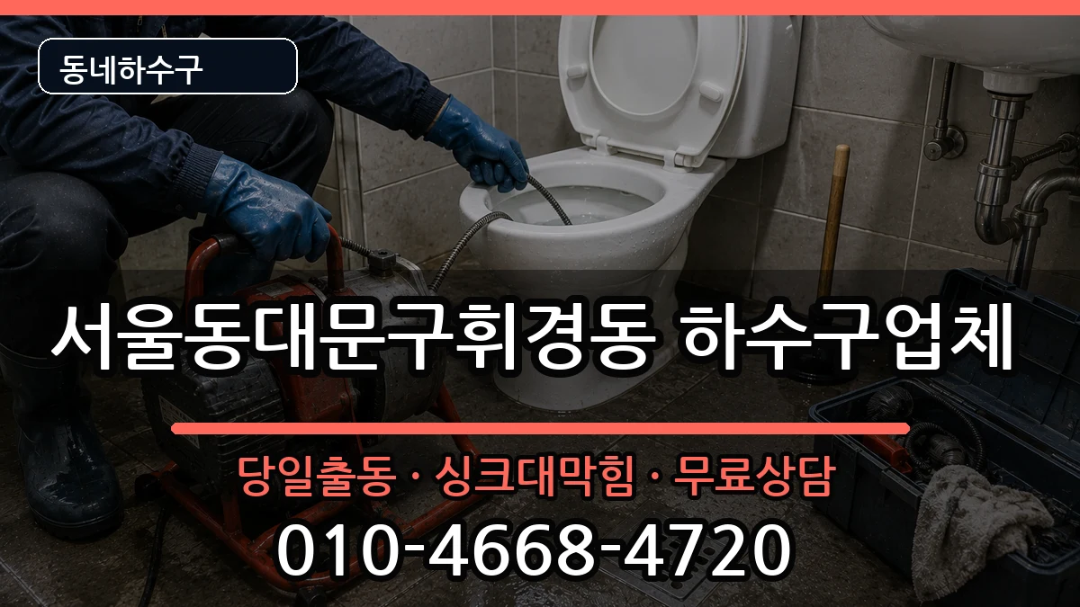 서울동대문구휘경동 하수구막힘 서울동대문구휘경동 하수구막힘 증상 처리 안내 이미지 1