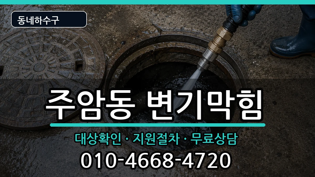 경기과천시주암동  변기막힘 주의사항형