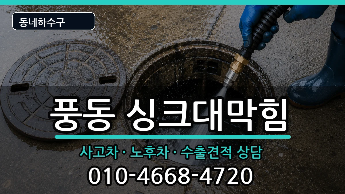 경기고양시일산동구풍동 싱크대막힘 경기고양시일산동구풍동 싱크대막힘 증상 처리 안내 이미지 1