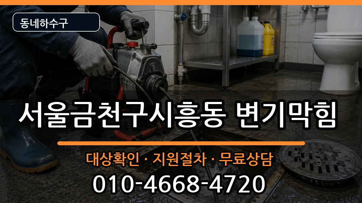 서울금천구시흥동 변기막힘 서울금천구시흥동 변기막힘 증상 처리 안내 이미지 2