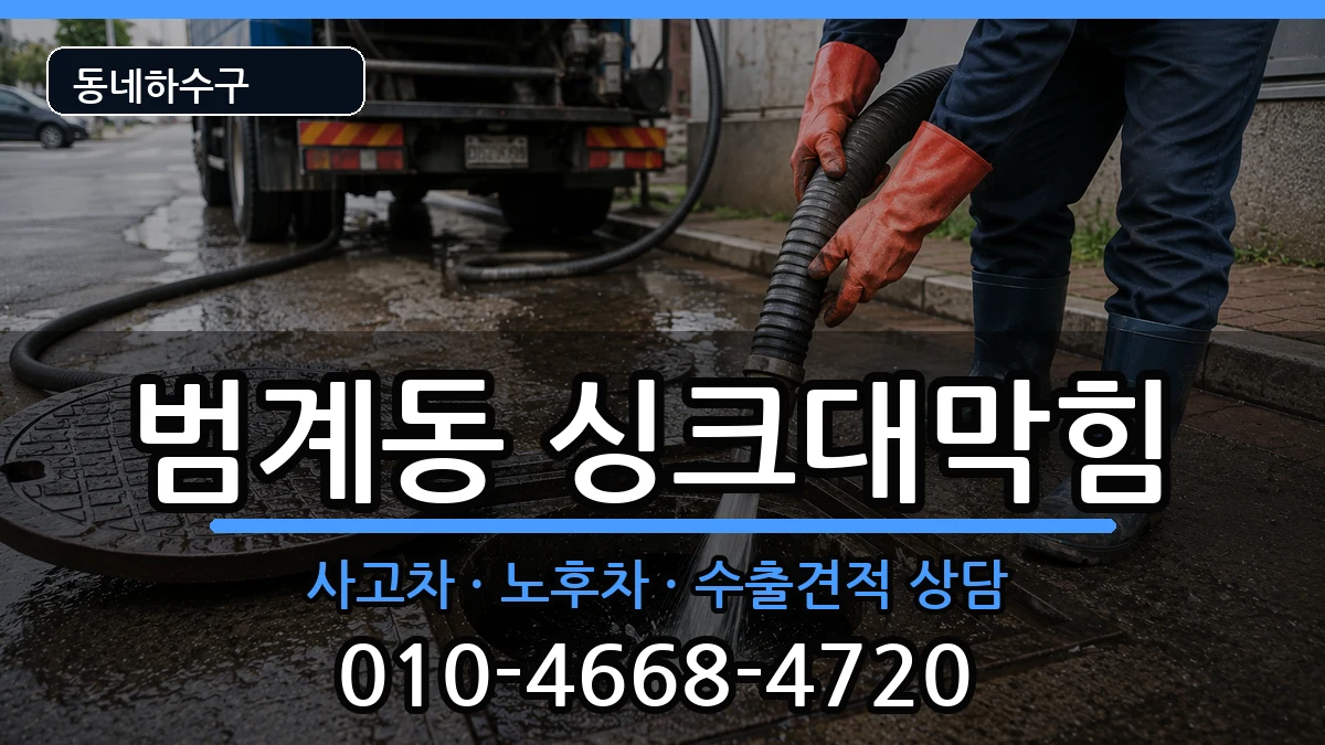 경기안양시동안구범계동 싱크대막힘 경기안양시동안구범계동 싱크대막힘 증상 처리 안내 이미지 2