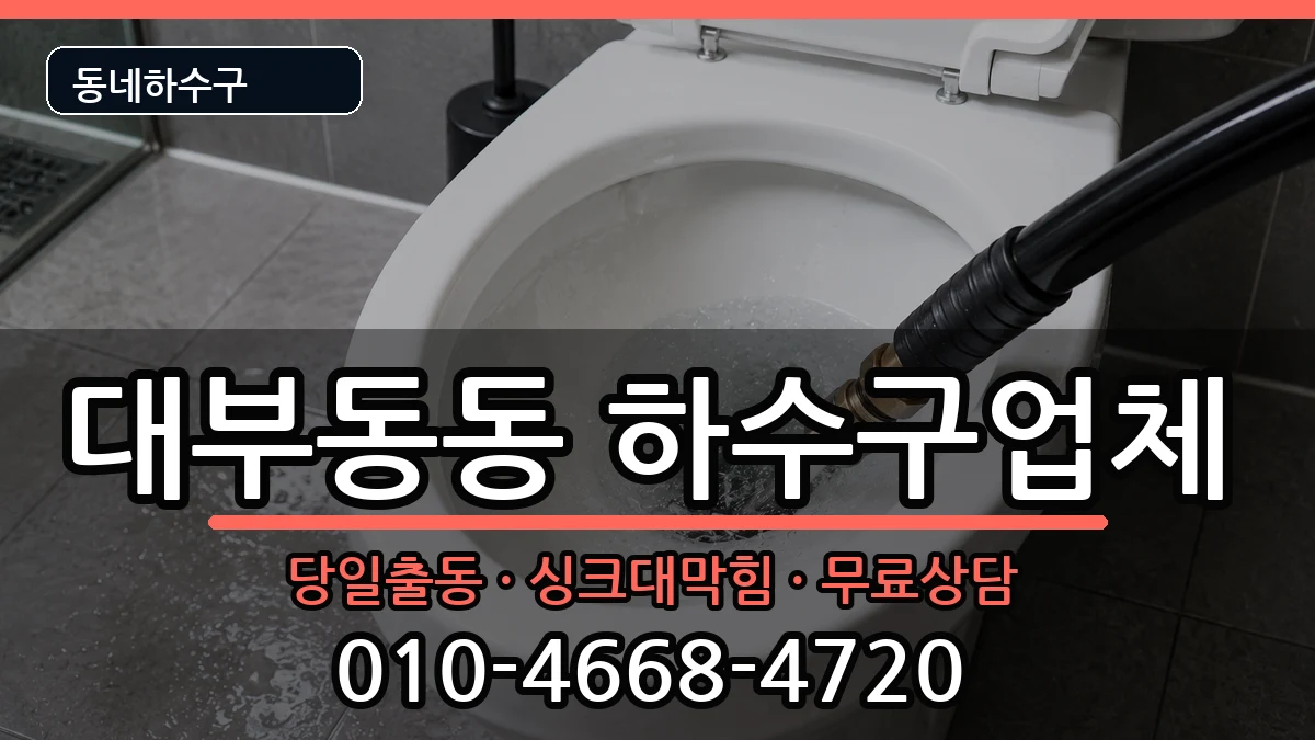 경기안산시단원구대부동동 하수구막힘 경기안산시단원구대부동동 하수구막힘 증상 처리 안내 이미지 3