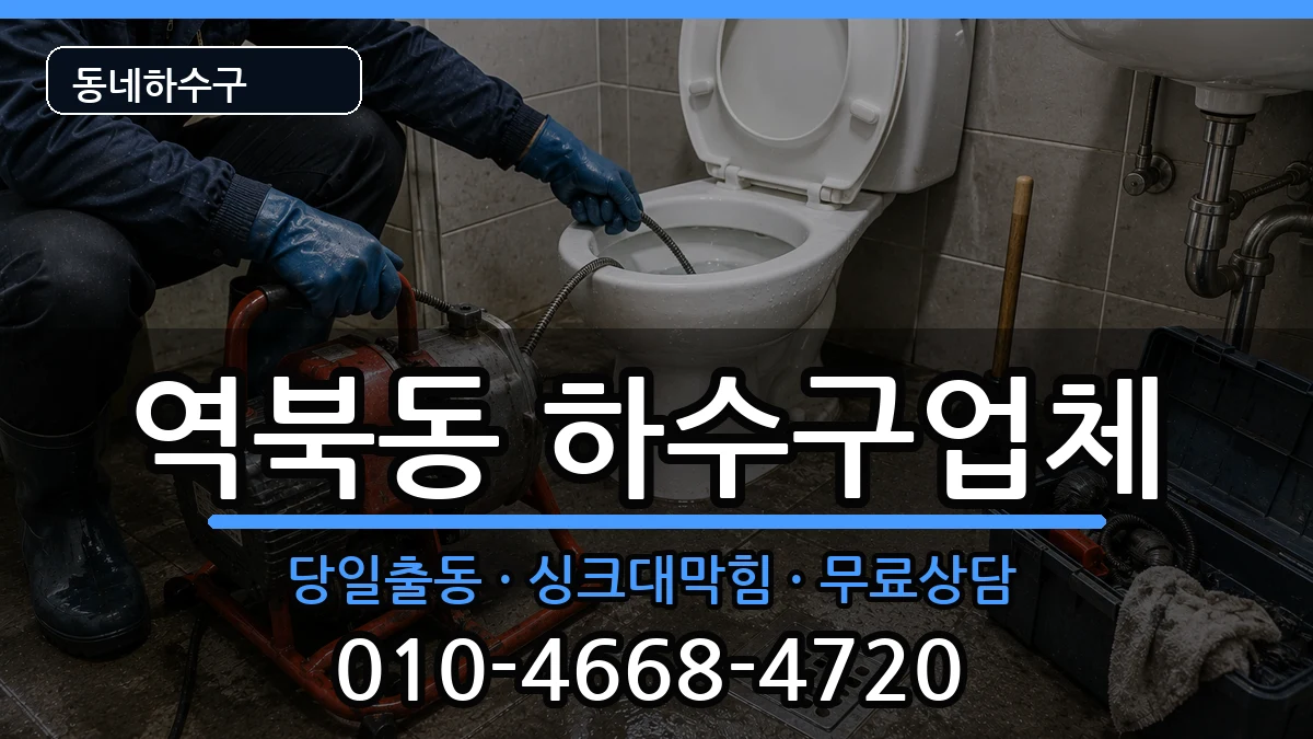 경기용인시처인구역북동  하수구막힘 비교형