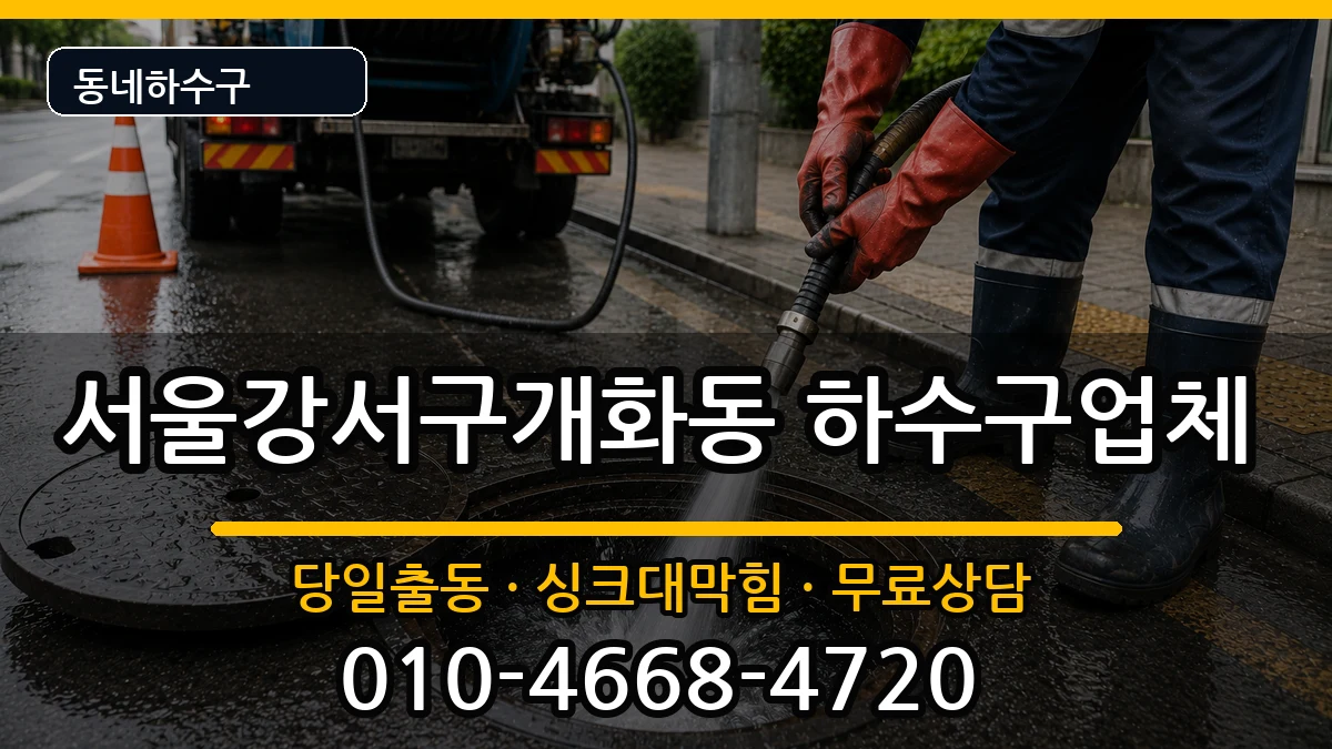 서울강서구개화동 하수구막힘 서울강서구개화동 하수구막힘 증상 처리 안내 이미지 1