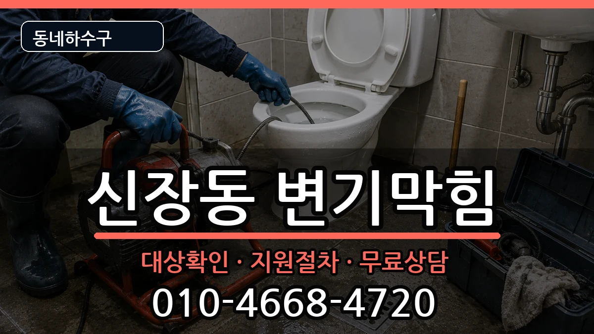 경기평택시신장동  변기막힘 비교형