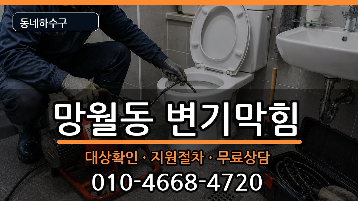 경기하남시망월동 변기막힘 증상 처리 안내 이미지 2
