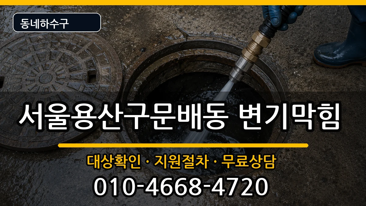 서울용산구문배동 변기막힘 서울용산구문배동 변기막힘 증상 처리 안내 이미지 3