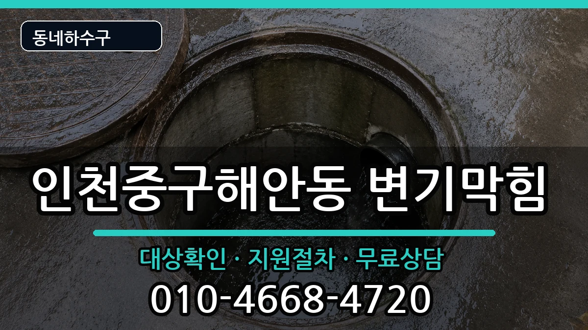 인천중구해안동 변기막힘 인천중구해안동 변기막힘 증상 처리 안내 이미지 1