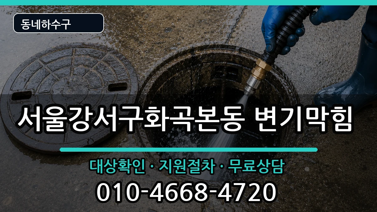 서울강서구화곡본동  변기막힘 FAQ형