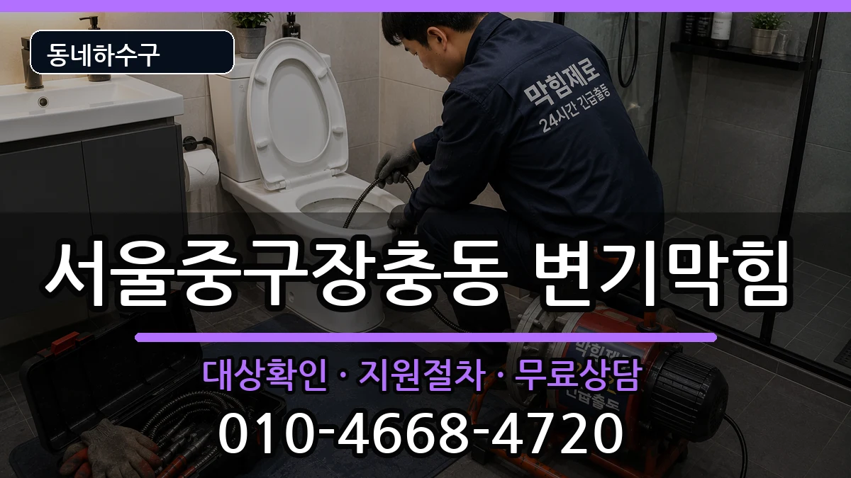 서울중구장충동 변기막힘 서울중구장충동 변기막힘 증상 처리 안내 이미지 3
