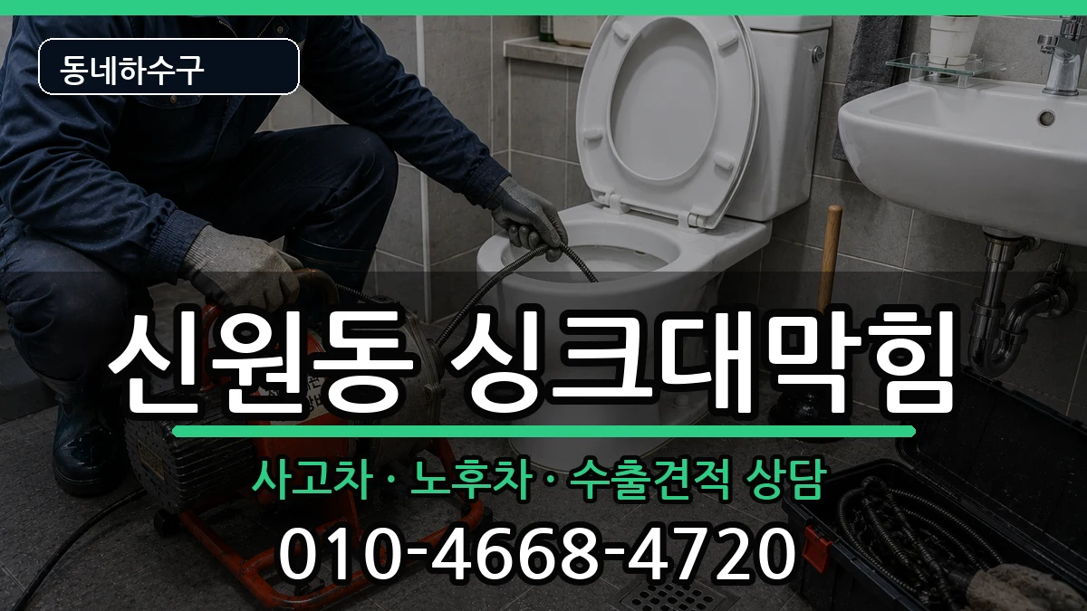 경기고양시덕양구신원동  싱크대막힘 비교형
