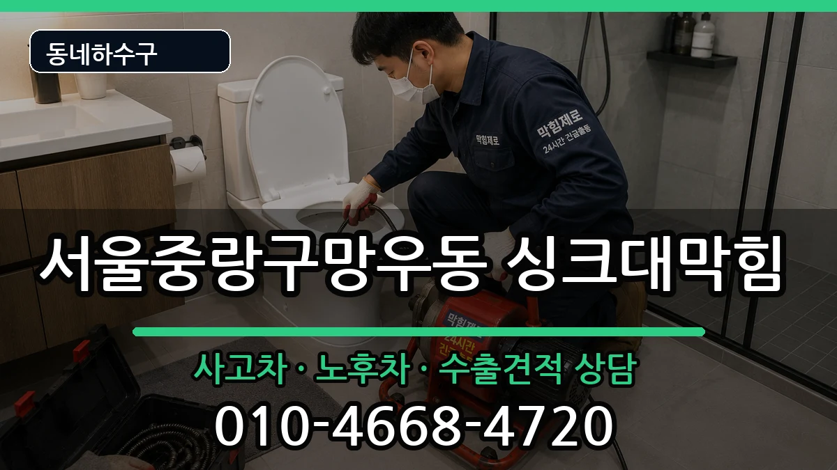 서울중랑구망우동 싱크대막힘 서울중랑구망우동 싱크대막힘 증상 처리 안내 이미지 3