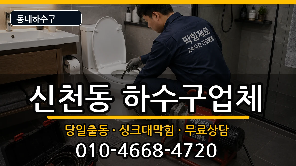 경기시흥시신천동 하수구막힘 경기시흥시신천동 하수구막힘 증상 처리 안내 이미지 2