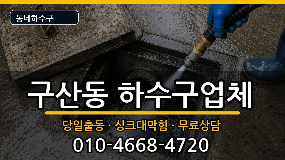 경기고양시일산서구구산동 하수구막힘 경기고양시일산서구구산동 하수구막힘 증상 처리 안내 이미지 2