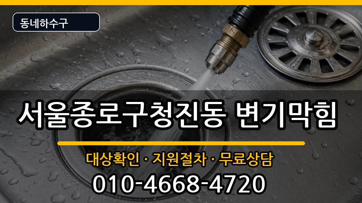 서울종로구청진동 변기막힘 서울종로구청진동 변기막힘 증상 처리 안내 이미지 1