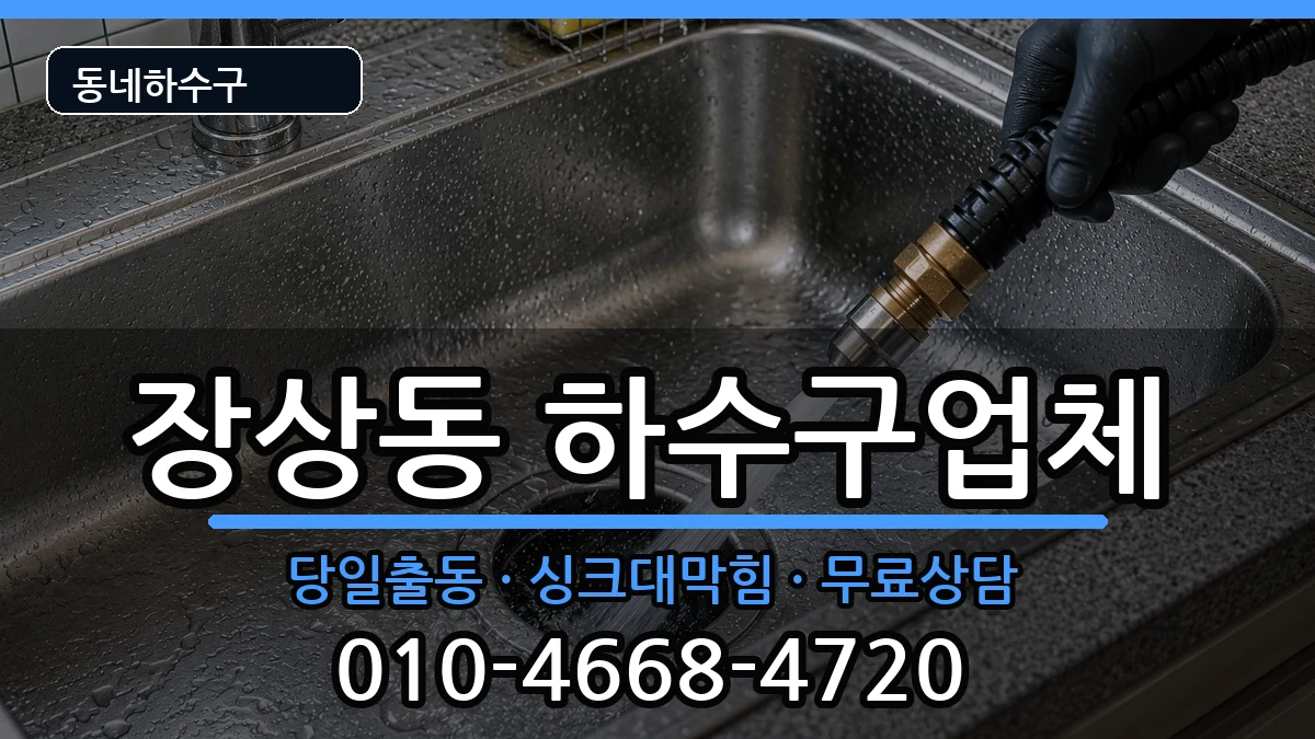 경기안산시상록구장상동 하수구막힘 경기안산시상록구장상동 하수구막힘 증상 처리 안내 이미지 3