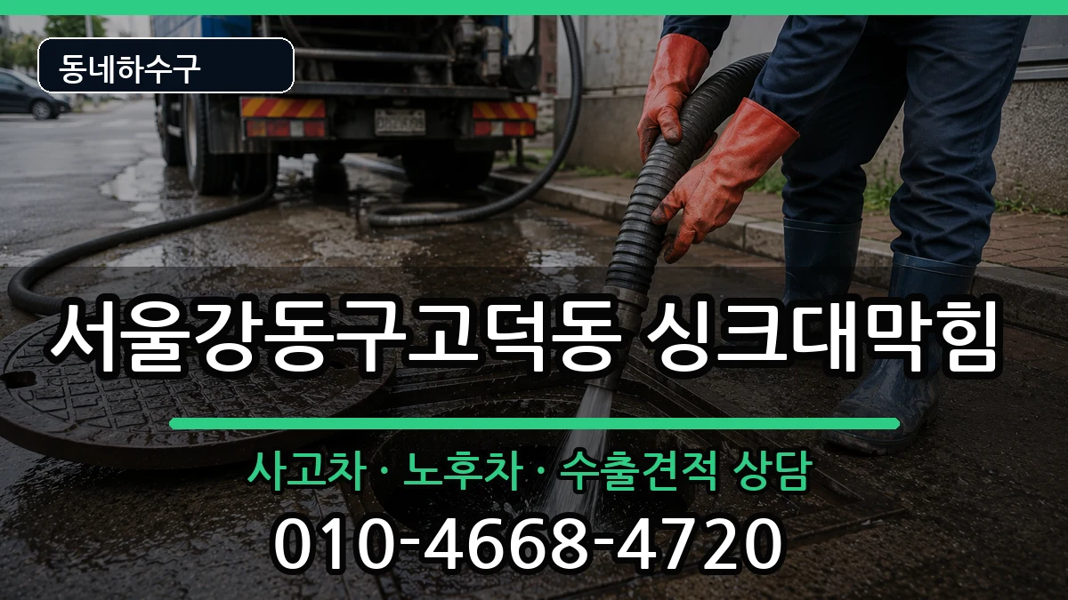 서울강동구고덕동 싱크대막힘 서울강동구고덕동 싱크대막힘 증상 처리 안내 이미지 4