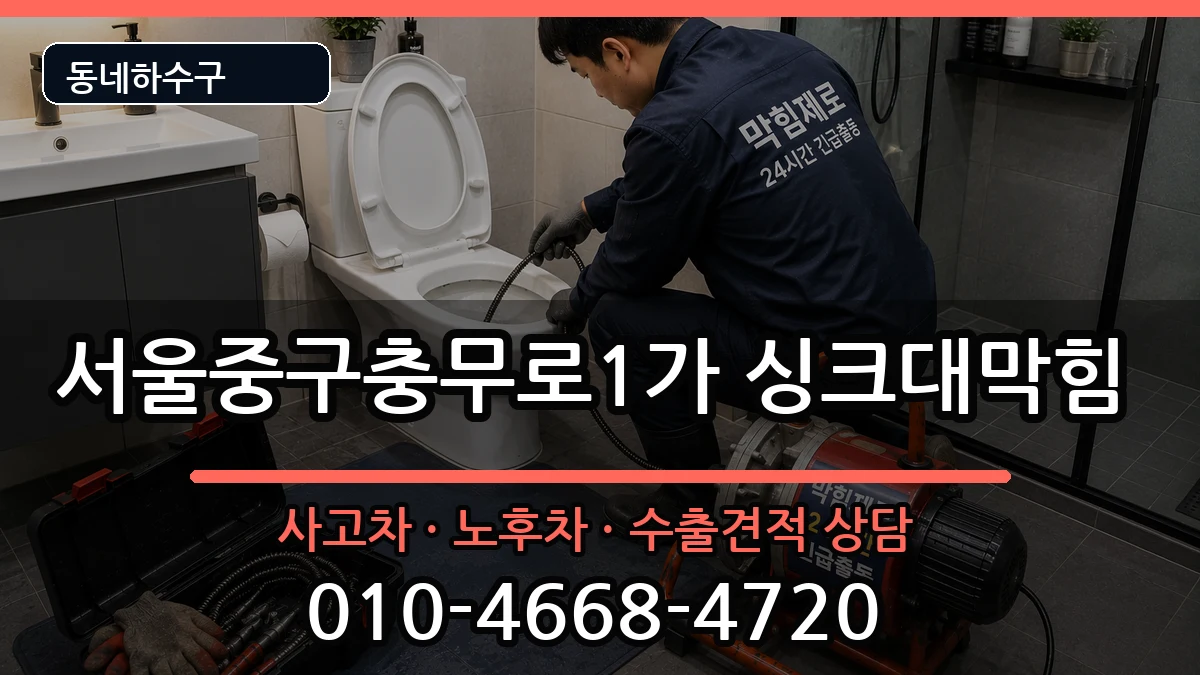 서울중구충무로1가 싱크대막힘 서울중구충무로1가 싱크대막힘 증상 처리 안내 이미지 2