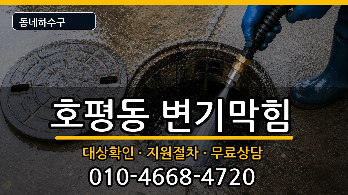 경기남양주시호평동  변기막힘 FAQ형
