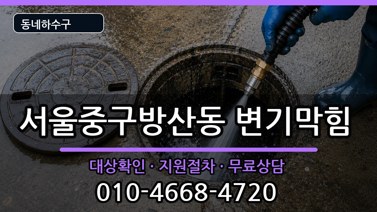 서울중구방산동 변기막힘 서울중구방산동 변기막힘 증상 처리 안내 이미지 2
