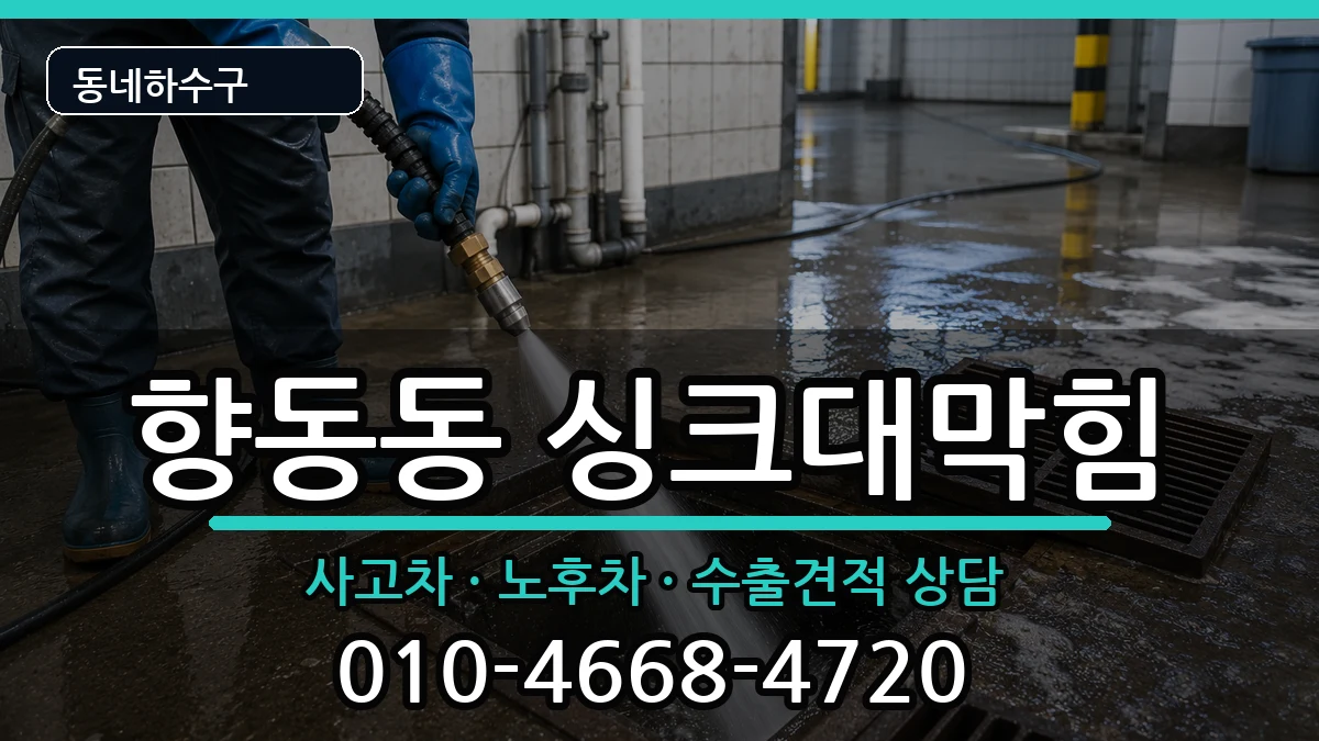 경기고양시덕양구향동동 싱크대막힘 증상 처리 안내 이미지 1