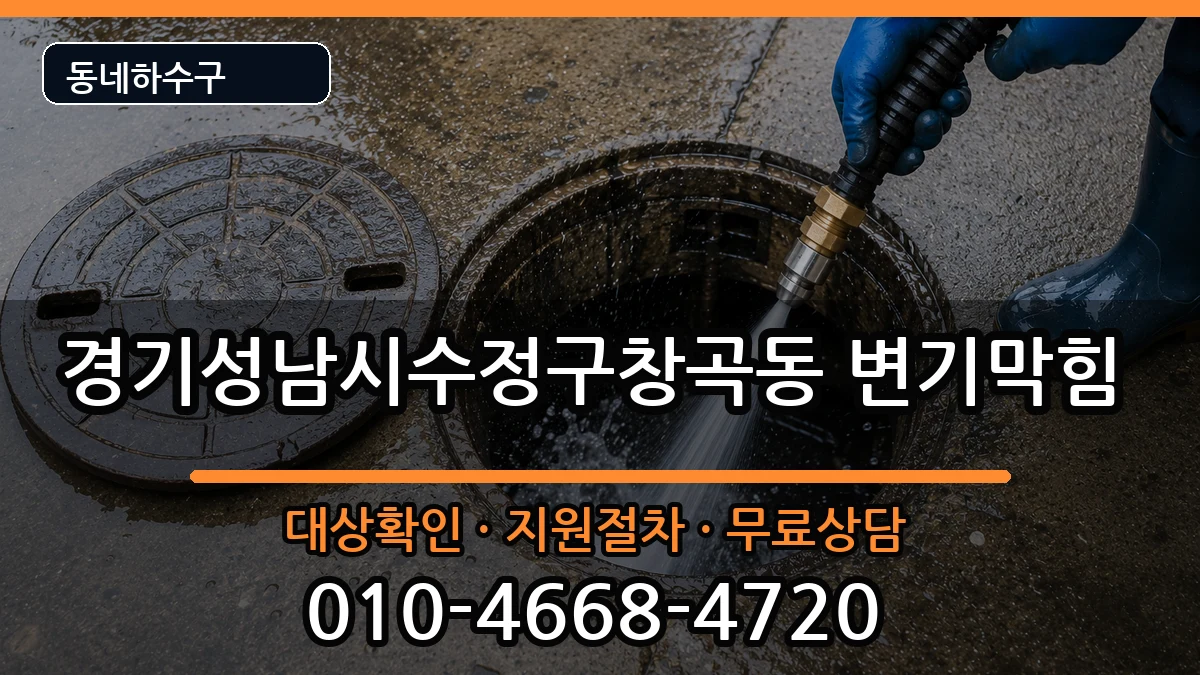 경기성남시수정구창곡동 변기막힘 증상 처리 안내 이미지 2