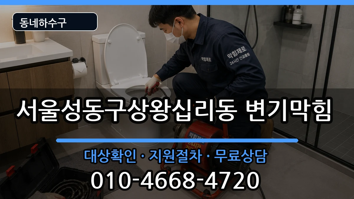 서울성동구상왕십리동 변기막힘 서울성동구상왕십리동 변기막힘 증상 처리 안내 이미지 2