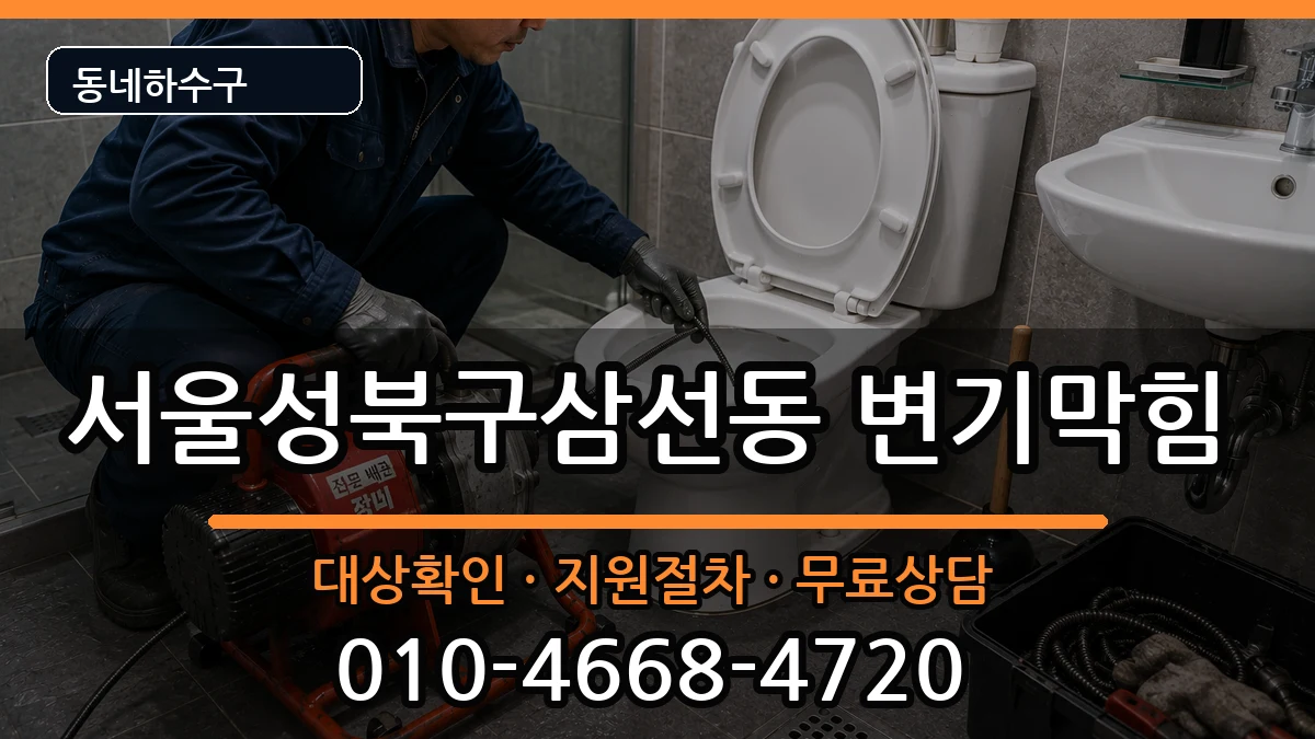 서울성북구삼선동 변기막힘 서울성북구삼선동 변기막힘 증상 처리 안내 이미지 2