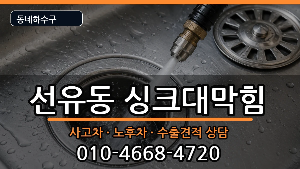 경기고양시덕양구선유동 싱크대막힘 경기고양시덕양구선유동 싱크대막힘 증상 처리 안내 이미지 2