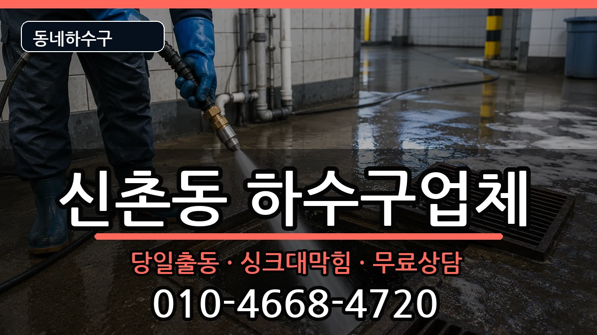 경기안양시동안구신촌동 하수구막힘 증상 처리 안내 이미지 3