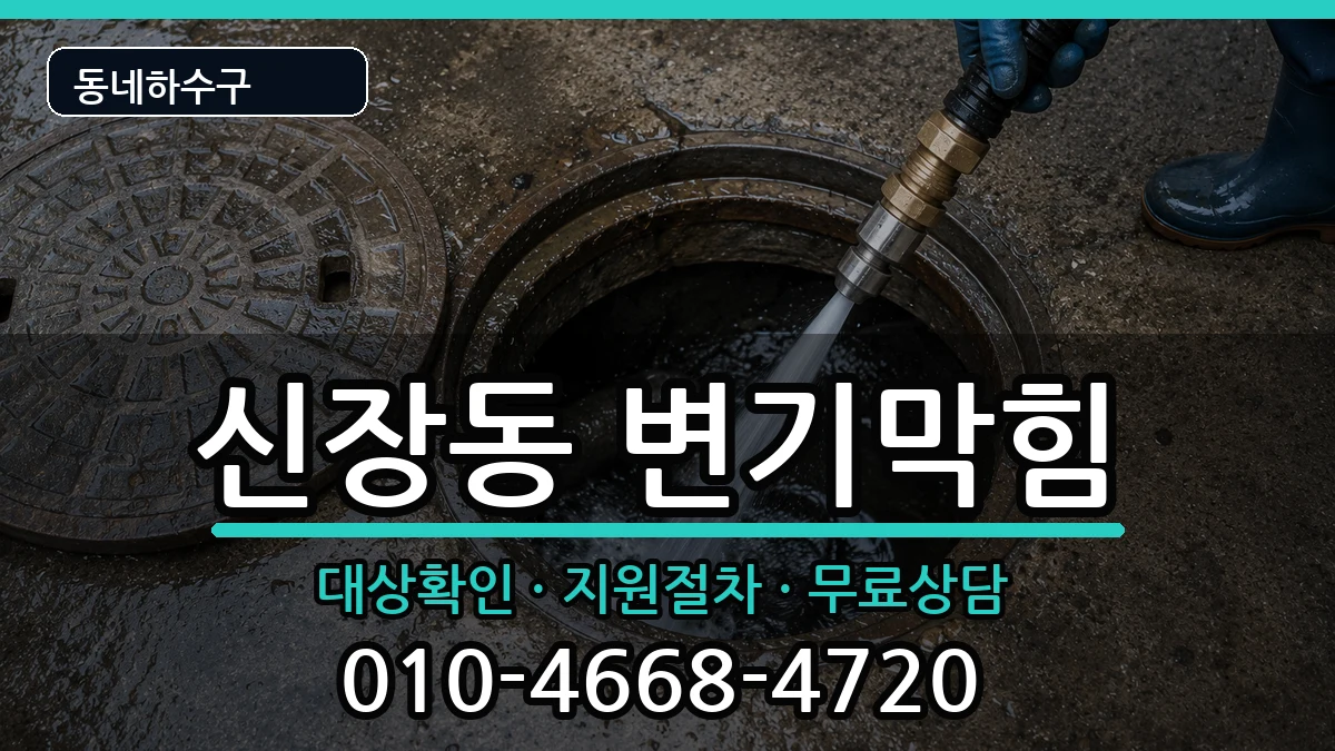 경기하남시신장동 변기막힘 증상 처리 안내 이미지 3