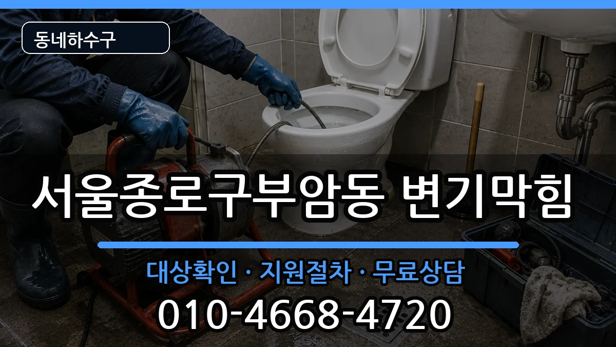 서울종로구부암동 변기막힘 서울종로구부암동 변기막힘 증상 처리 안내 이미지 2