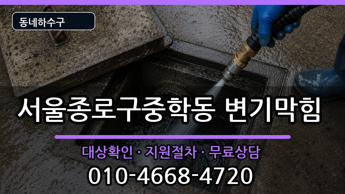 서울종로구중학동 변기막힘 서울종로구중학동 변기막힘 증상 처리 안내 이미지 3