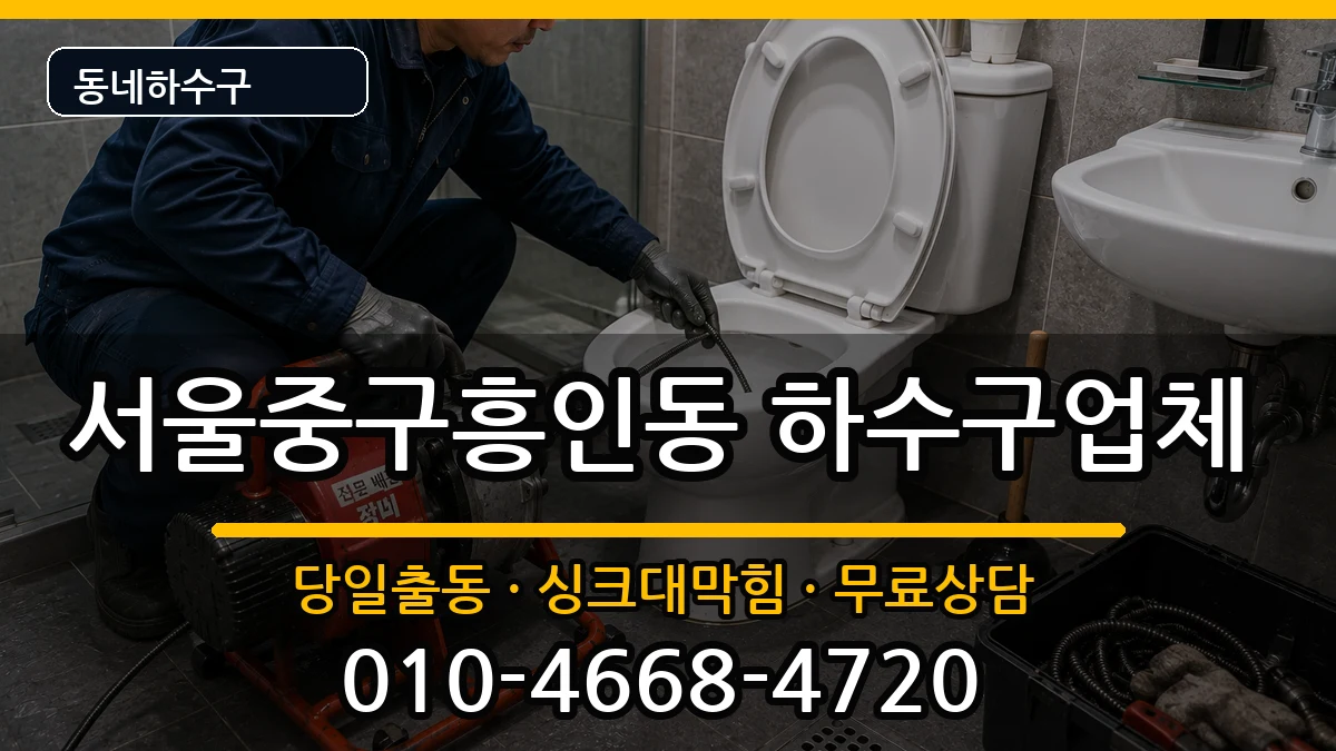 서울중구흥인동 하수구막힘 서울중구흥인동 하수구막힘 증상 처리 안내 이미지 3