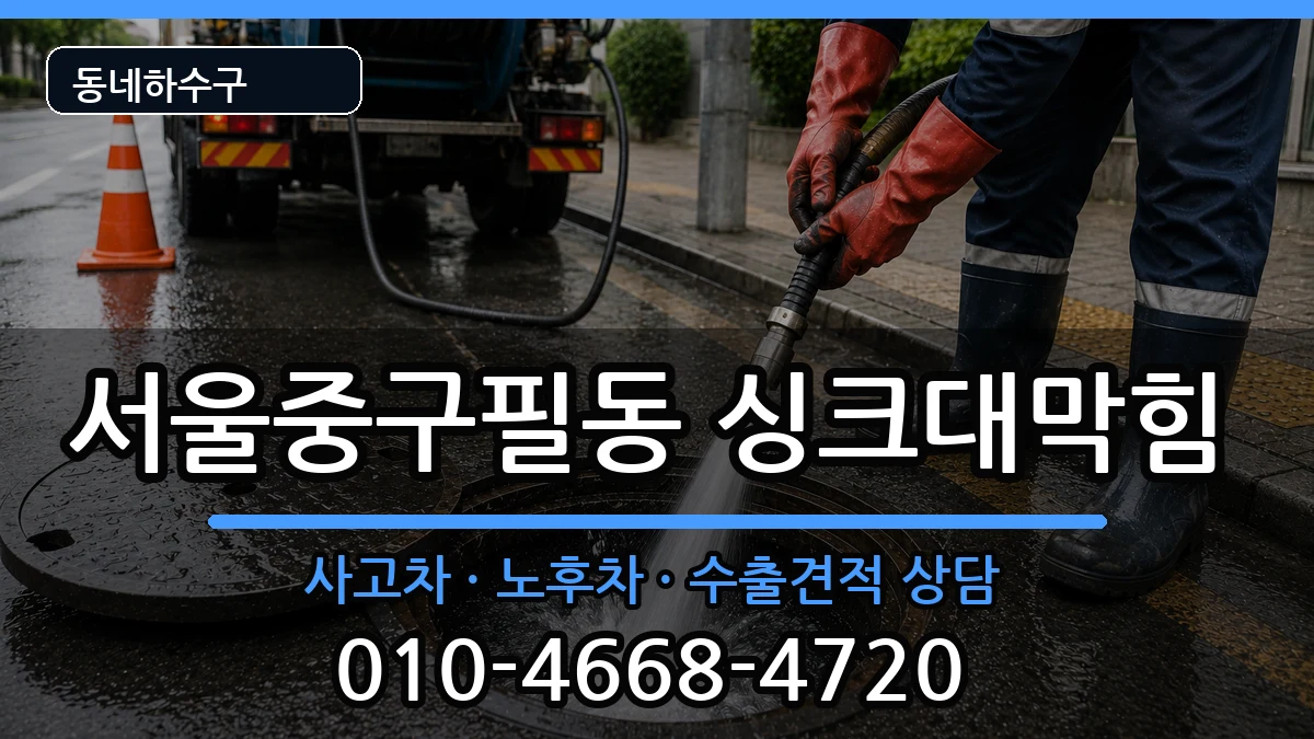 서울중구필동 싱크대막힘 서울중구필동 싱크대막힘 증상 처리 안내 이미지 3
